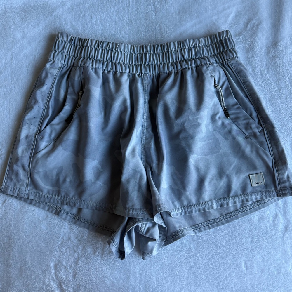 Vuori Gray Athletic Shorts